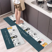 Non-Slip Velvet Kitchen Runner Mat – Absorbent Long Floor Rug