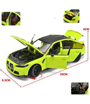 BMW M3 G80 1:24 Diecast Model Car – Alloy with Sound & Light
