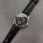 Jacques Genry Men's Tourbillon Watch – 42mm, Manual, Skeleton Dial