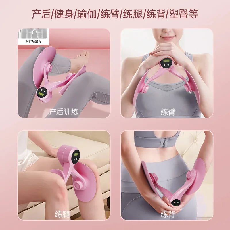 Pelvic Floor & Thigh Trainer – Adjustable Toning Device with Counter