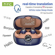 HTC NE79 TWS Earbuds – Bluetooth 6.0, AI Translation, ENC Noise Cancelling