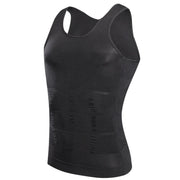 YBFDO Men's Body Shaper Compression Vest – Slimming Seamless Tank Top