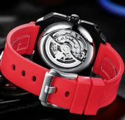 AILANG Men's Square Automatic Tourbillon Watch – Hollow Dial