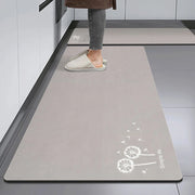 Non-Slip Velvet Kitchen Runner Mat – Absorbent Long Floor Rug