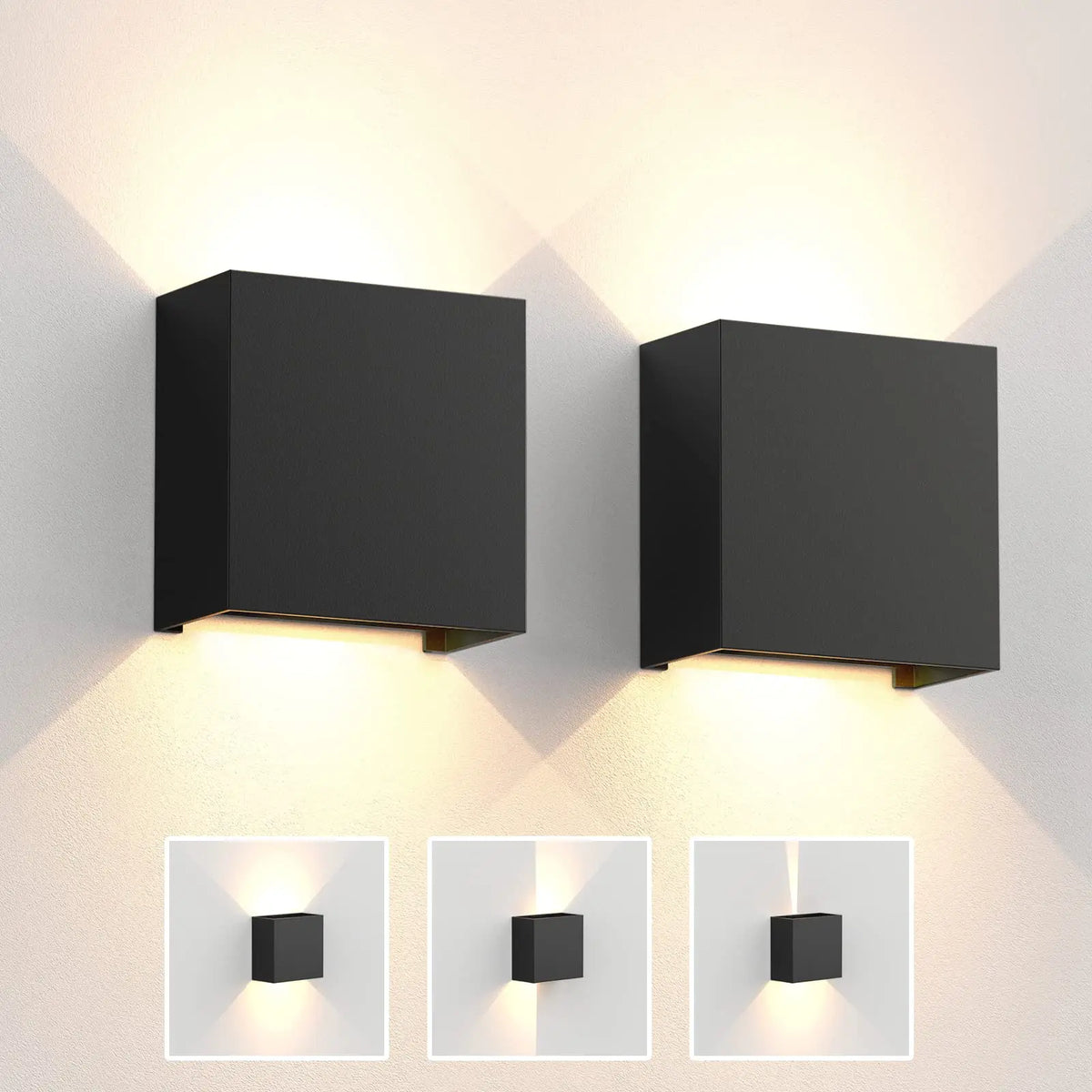 LED Wall Sconces – 6W Indoor/Outdoor IP65 Up-Down Wall Lights