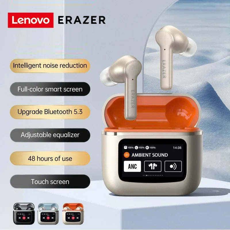 ERAZER XP1 Bluetooth Earphones – LCD Touch-Screen Charging Case