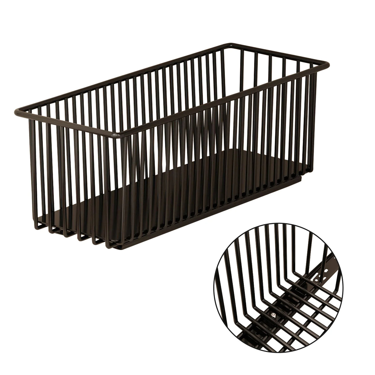 2-Pack Pull-Out Under-Sink Organiser – Sliding Cupboard Storage Baskets