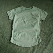 Dneyf Women's Quick-Dry Workout T-Shirt – Breathable Gym Top