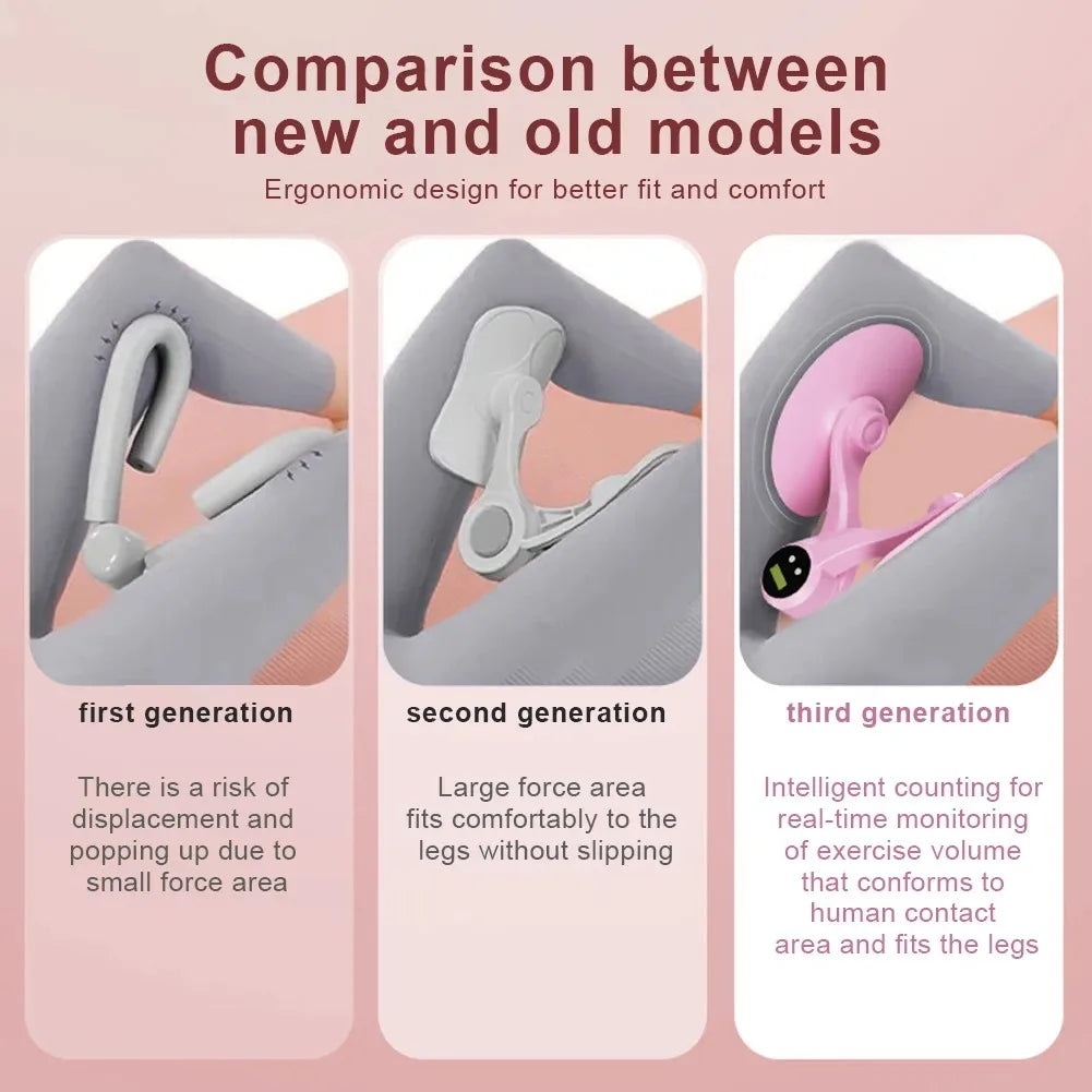 Pelvic Floor & Thigh Trainer – Adjustable Toning Device with Counter