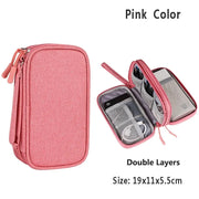 Waterproof Cable Organiser Bag – Travel Case for Chargers & Cords