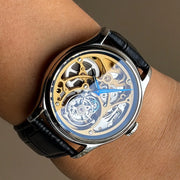 Merkur Men's Skeleton Tourbillon Watch – Sapphire, Business, 42mm