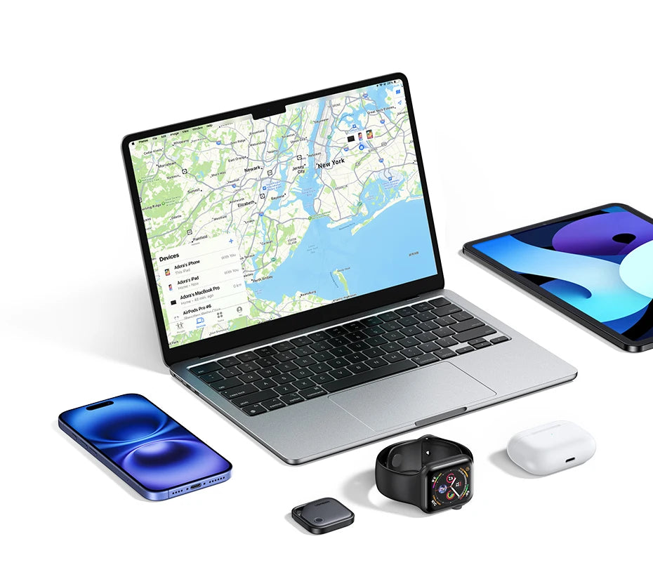 UGREEN Smart Bluetooth Tracker, Keys Finder Item Locator SmartTag Up to 2 Year Battery Phone Finder For Apple Find My (only IOS)