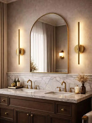 Magnetic Rechargeable LED Wall Lamp – Black & Gold, Wiring-Free
