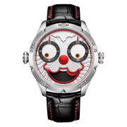 Joker Men's Automatic Moon Phase Diving Watch – Leather Strap