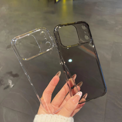 Luxury Hard Transparent Hard Plastic Case for iPhone 17 Air 16 15 14 Plus 13 12 11 Pro Max Clear Ultra Thin Slim Glossy Cover