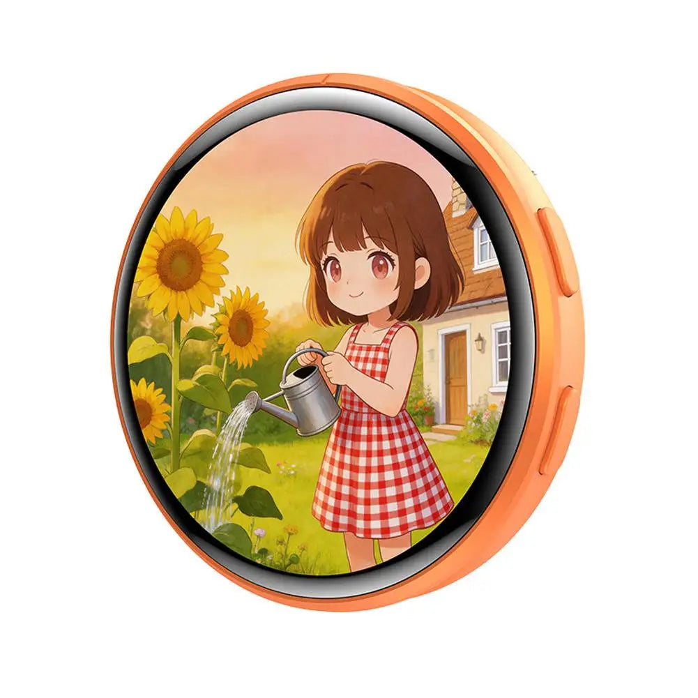 Anime Digital Badge – HD Touchscreen E-Pin with Photo & Video Display