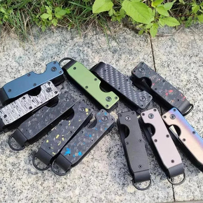 Key Organizer Compact Holder Metal Key Chain Minimalist key case holder for keychain Secures 1-5 Keys