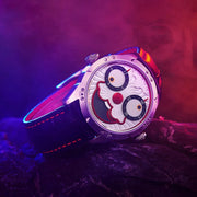 Joker Men's Automatic Moon Phase Diving Watch – Leather Strap