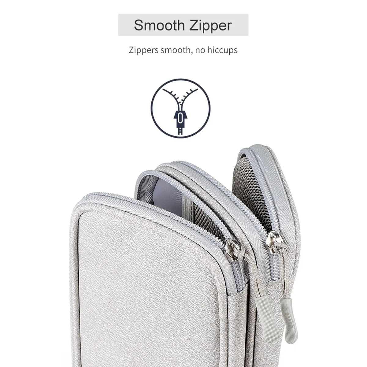 Waterproof Cable Organiser Bag – Travel Case for Chargers & Cords