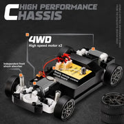 1:24 RC Drift Car – 4WD Remote Control Car, 20km/h with LED Lights