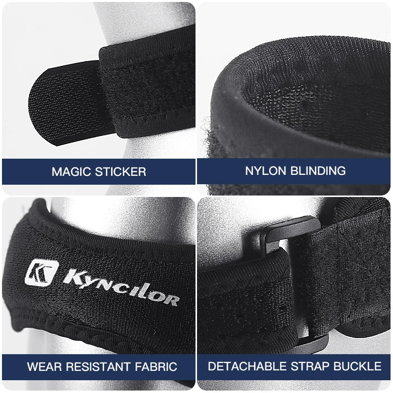 Adjustable Knee Support Strap – Patellar Brace for Sports & Running