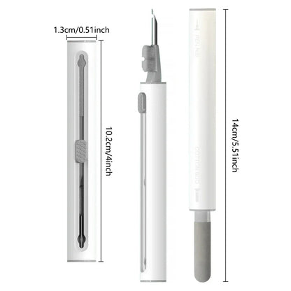 3 in 1 Sliding Cleaning Pen for  Earphones Brush for Airpods 3 Pro Series Case Headsets Cleaners Earbuds Cleaning Tools