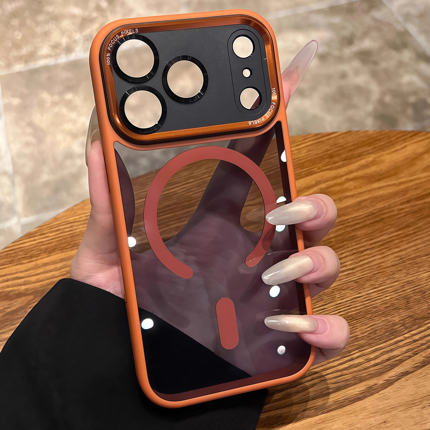 for Magsafe Magnetic Phone Case for iPhone 17 16 15 14 12 13 11 Pro Max Plus Air Transparent Bumper Hard Luxury Clear Cover