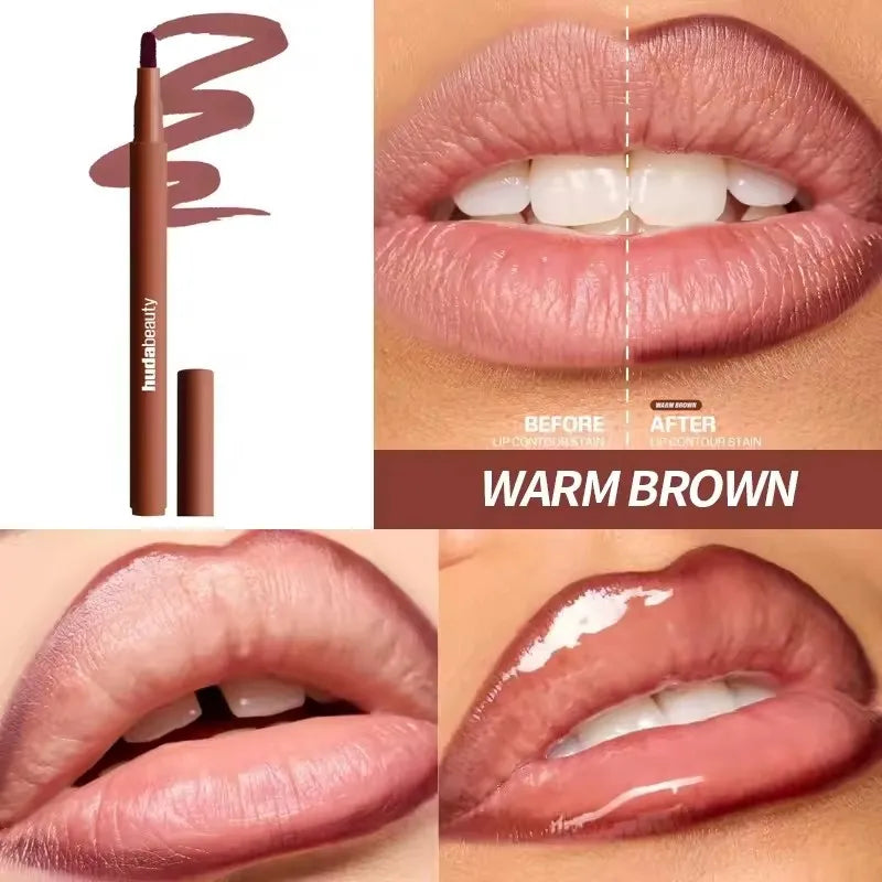 Velvet Matte Lip Liner Pencil – Waterproof, Long-Lasting Nude Shades