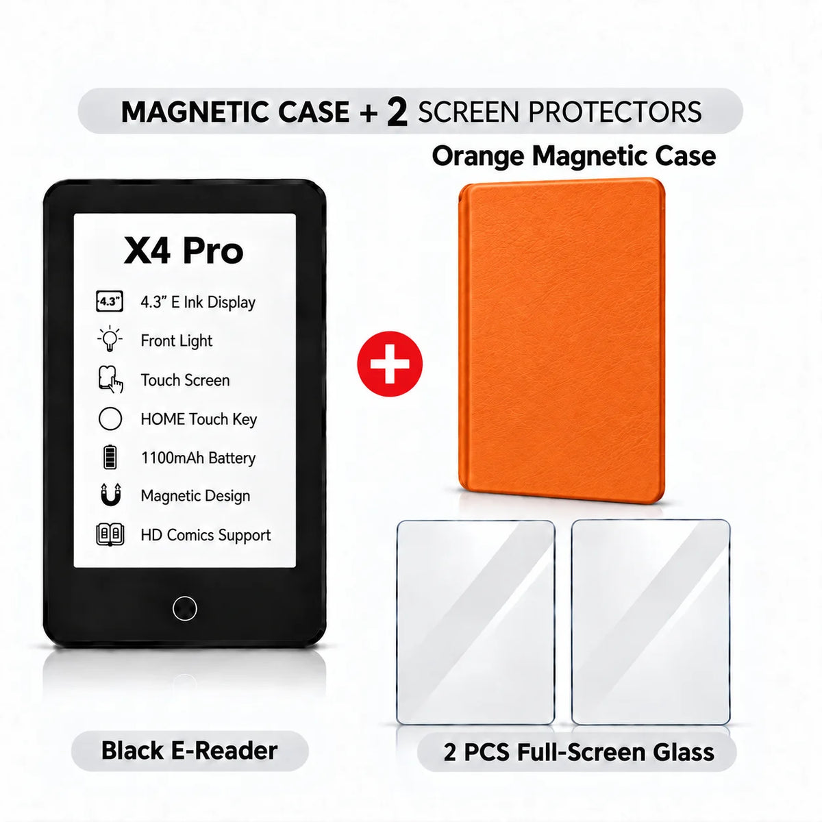 XTEINK X3 Pro E-Reader – Pocket-Size E-Ink Reader, Lightweight