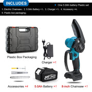 Kamolee 24V Brushless Mini Chainsaw – Cordless Wood Pruning Saw