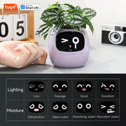 Tuya Ivy Smart Planter – AI Plant Pot with 49 Expressions & 7 Sensors
