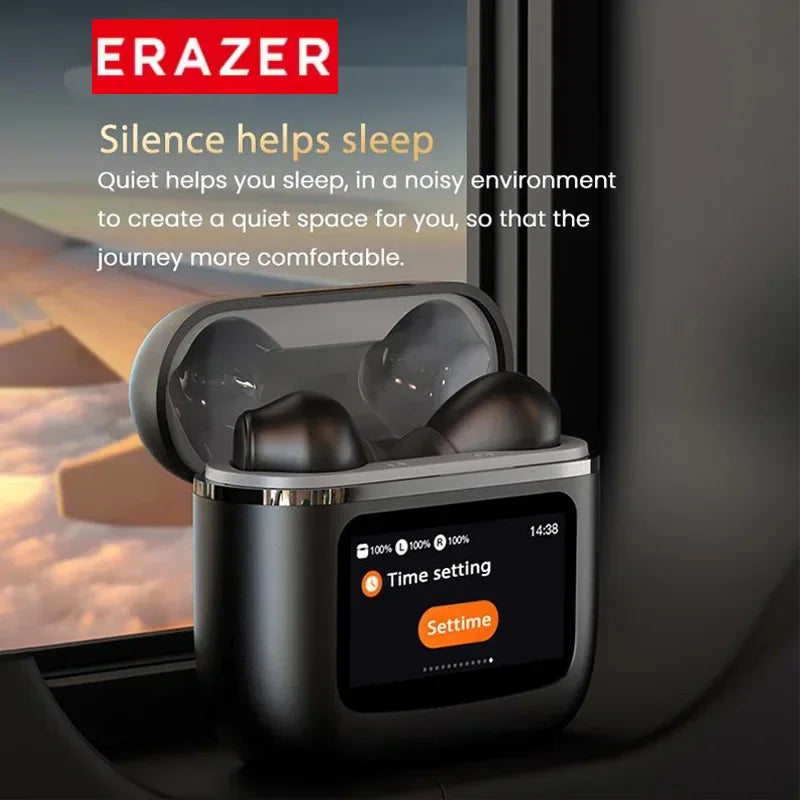 ERAZER XP1 Bluetooth Earphones – LCD Touch-Screen Charging Case