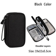 Waterproof Cable Organiser Bag – Travel Case for Chargers & Cords