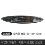 Japanese Zen Water Fountain — Courtyard & Hotel Landscape Feature