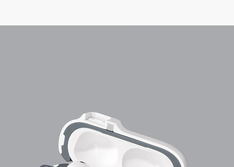 Protective Case For Airpods 4 Cover Luxury Earphone Cover Case For Apple Airpodspro 2 3 1/2 Air Pods Pro Shockproof With Hook﻿