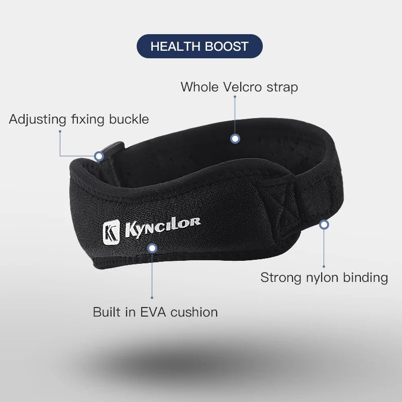 Adjustable Knee Support Strap – Patellar Brace for Sports & Running