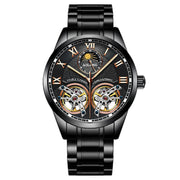 AILANG Men's Automatic Tourbillon Skeleton Watch – Leather Strap