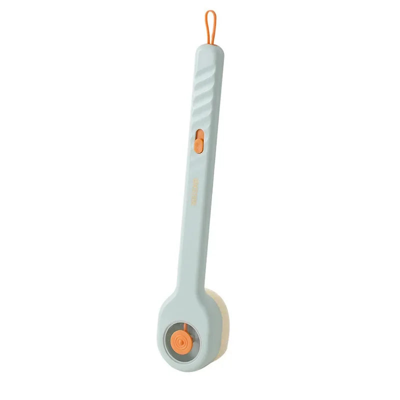 Long-Handle Bath Brush – Soft Liquid-Filled Bristles with Back Scrubber