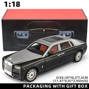 Rolls-Royce Phantom 1:18 Diecast Model – Pull-Back Car, Sound & Light