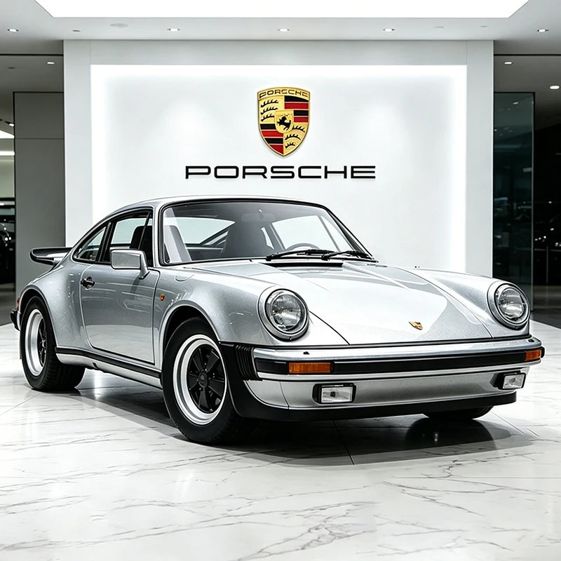 WELLY Porsche 911 Turbo 1974 1:24 Diecast Model Car – Collectible