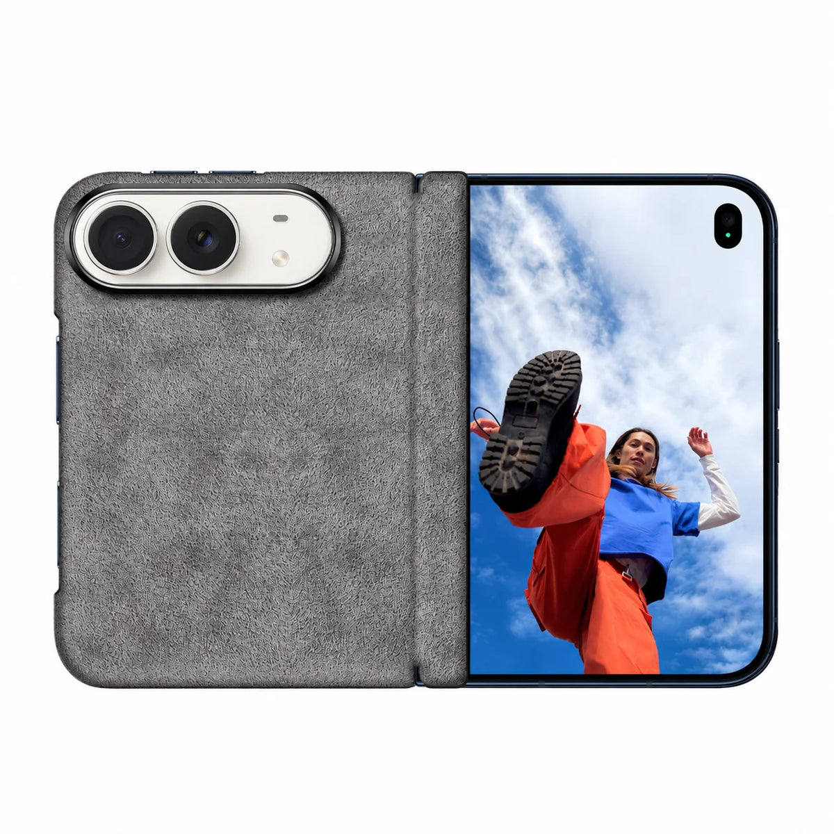 Genuine Alcantara Magnetic Phone Case – Premium Protective Cover for iPhone