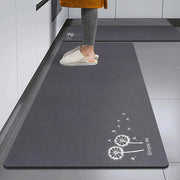 Non-Slip Velvet Kitchen Runner Mat – Absorbent Long Floor Rug