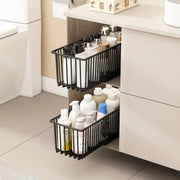 2-Pack Pull-Out Under-Sink Organiser – Sliding Cupboard Storage Baskets