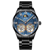 AILANG Men's Automatic Tourbillon Skeleton Watch – Leather Strap