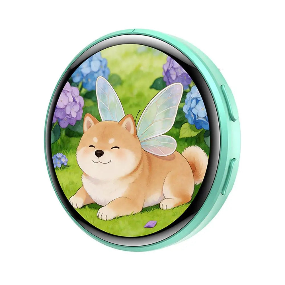 Anime Digital Badge – HD Touchscreen E-Pin with Photo & Video Display