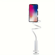 Flexible Bedside Phone Holder – Long Gooseneck Arm, Adjustable Height