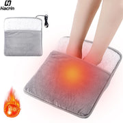 USB Heated Foot Warmer – Soft Plush Electric Thermal Foot Pad