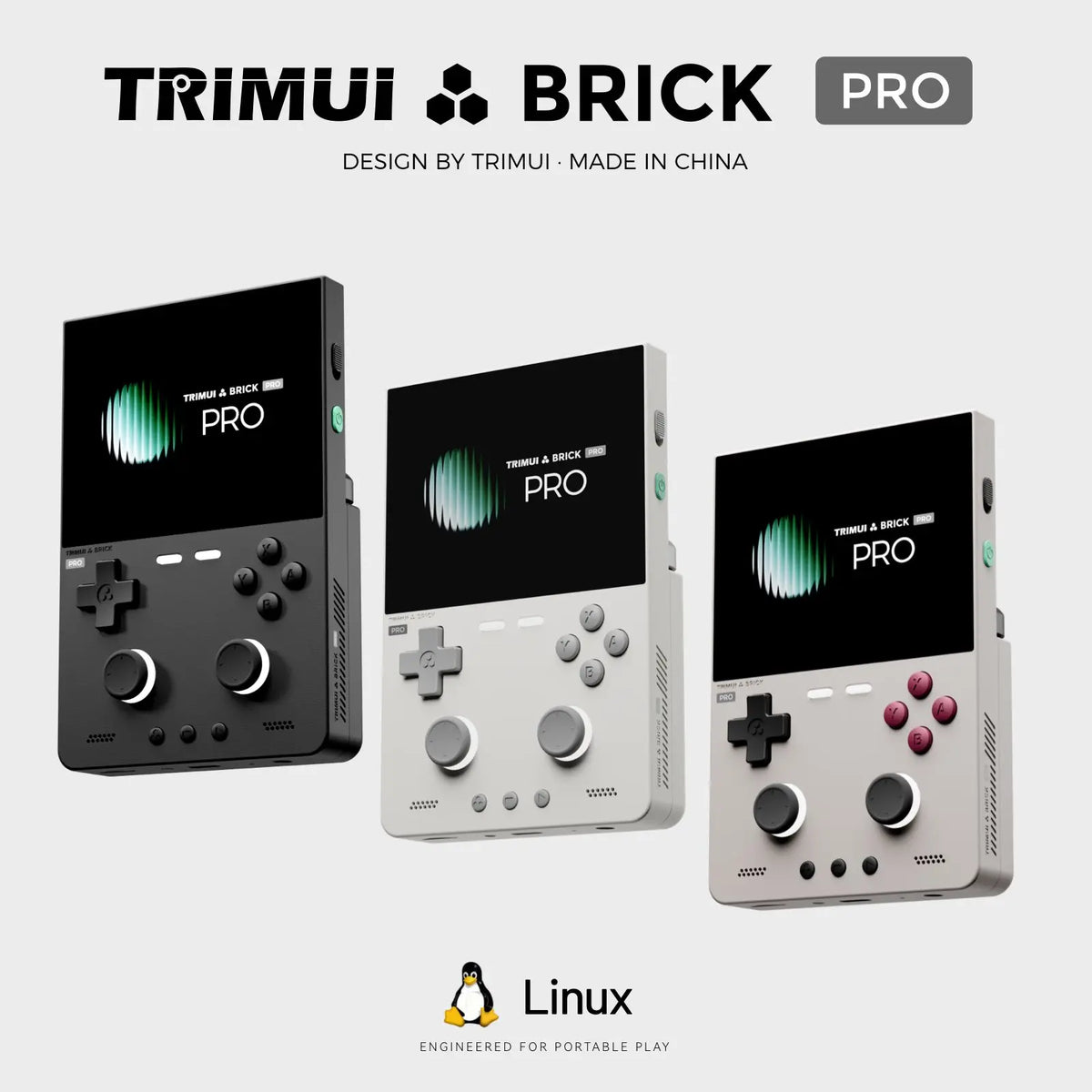 TRIMUI Brick Pro Retro Handheld Console – 3.95" Linux Gaming Device