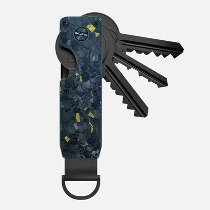 Key Organizer Compact Holder Metal Key Chain Minimalist key case holder for keychain Secures 1-5 Keys