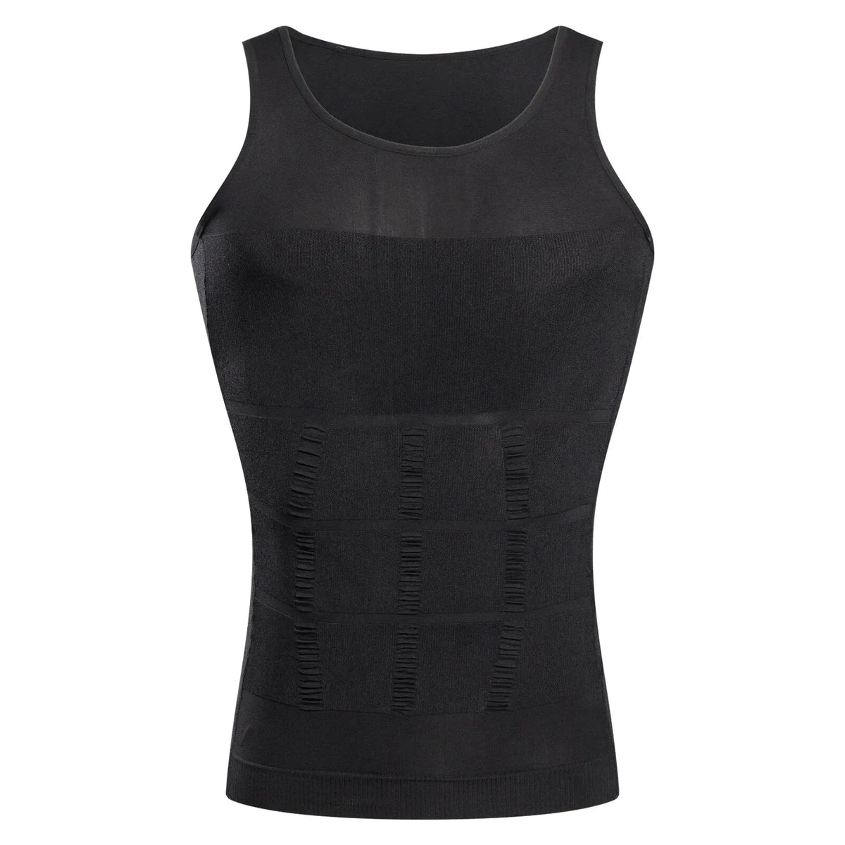 YBFDO Men's Body Shaper Compression Vest – Slimming Seamless Tank Top